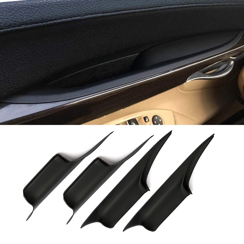 4PCS Inner Handle Pull Trim Cover for - 7 Series F01 F02 2008-20159858 gallery