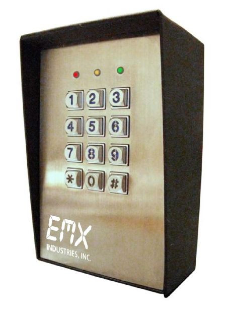 Digital Keypad Gate Entry Systems, EMX KPX-100 Keypad Operators Part Accessories gallery