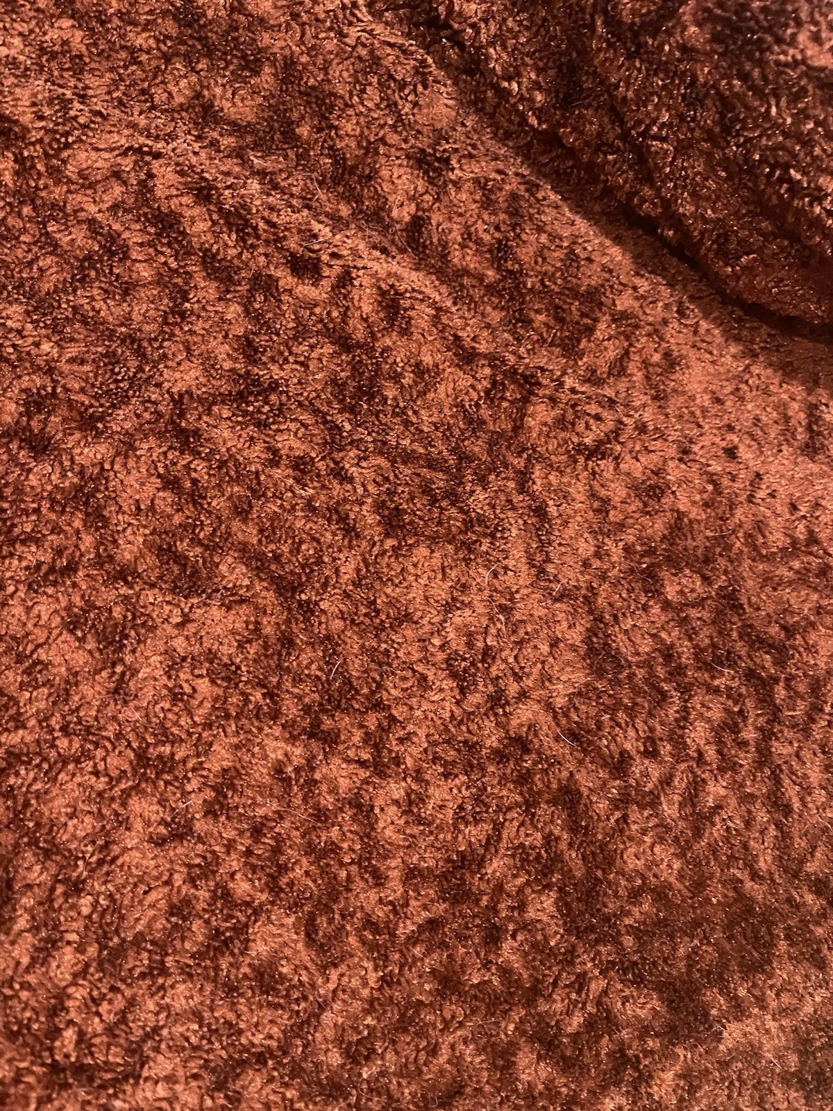 Pier 1 Throw Brick Red Soft Chenille Knotted Tie Boucle Throw 60x50 gallery