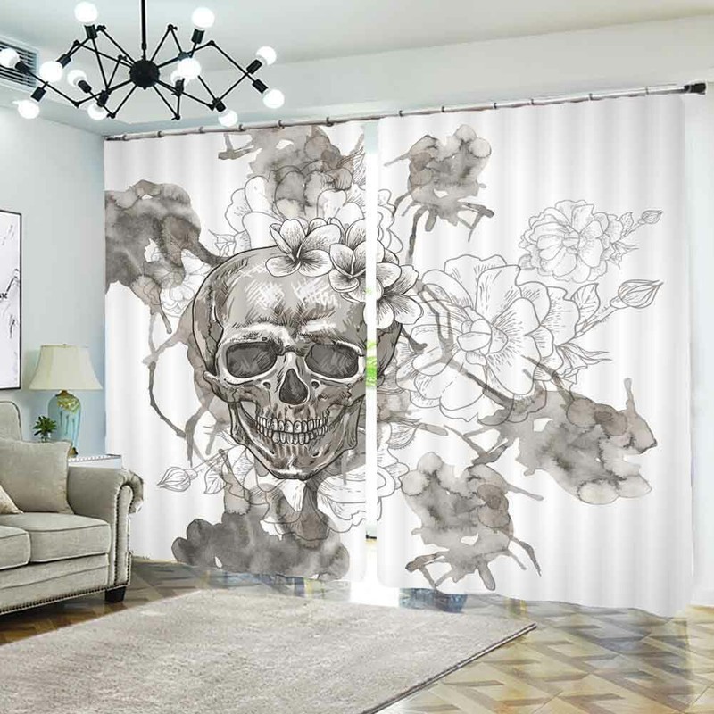 Change Strategy Leaf 3D Curtain Blockout Photo Printing Curtains Drape Fabric gallery
