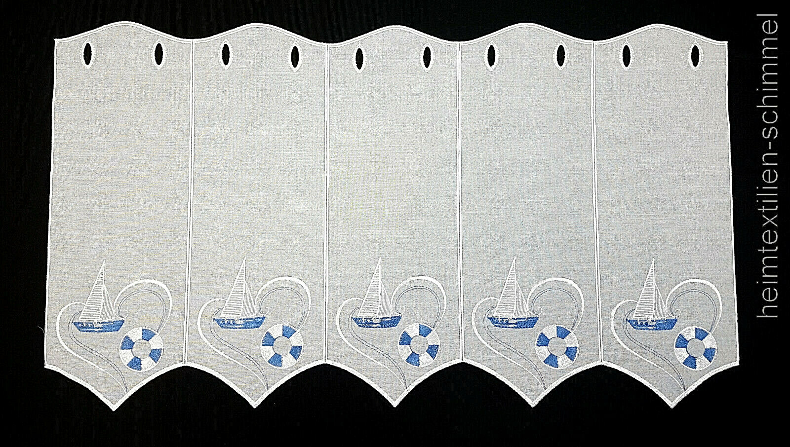 Maritime panel curtain Panneaux curtain panel hanger bistro curtain ver. Measurements gallery