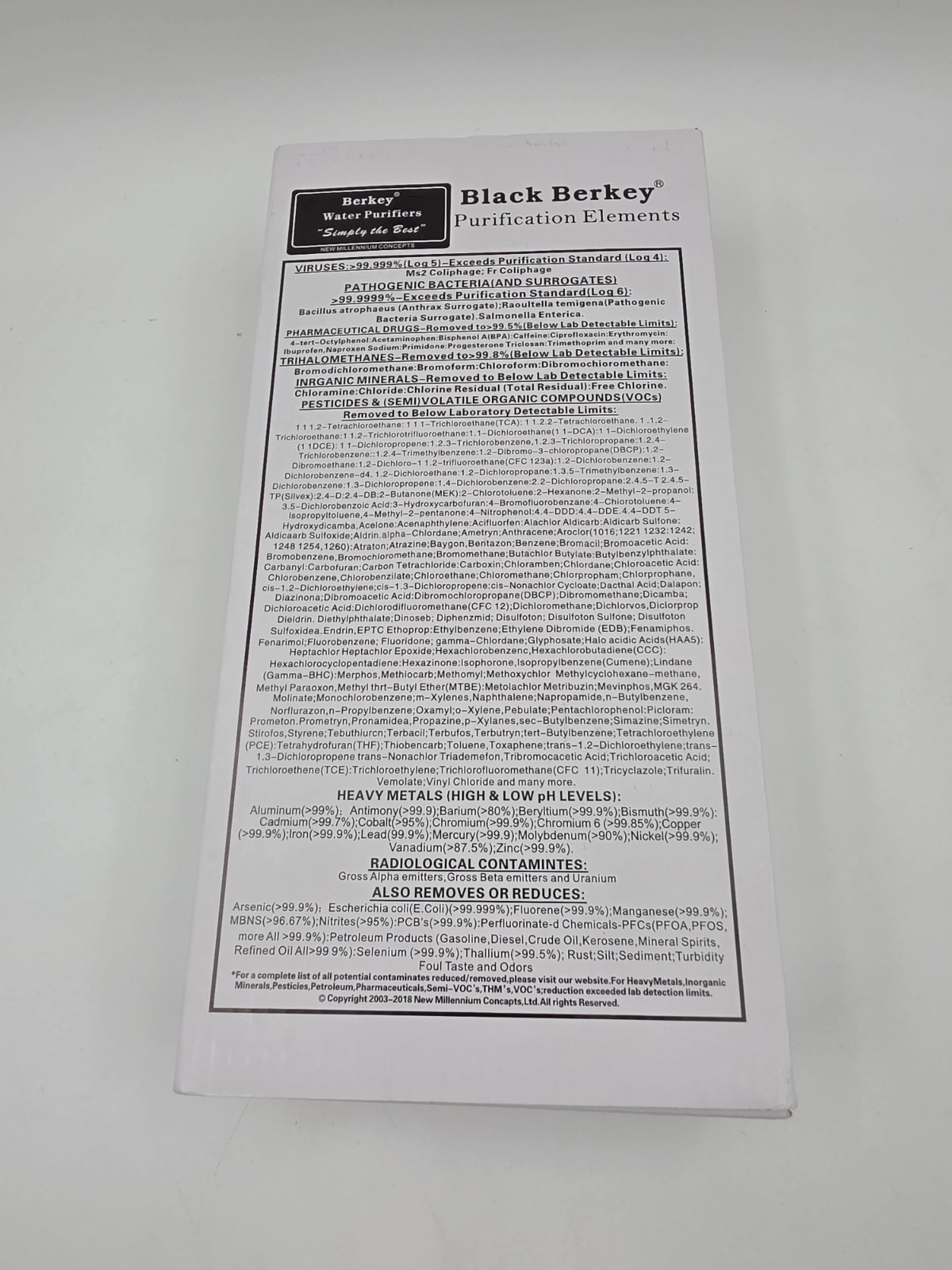 Berkey Black BB9-2 Water Replacement Filters For Berkey Water System gallery