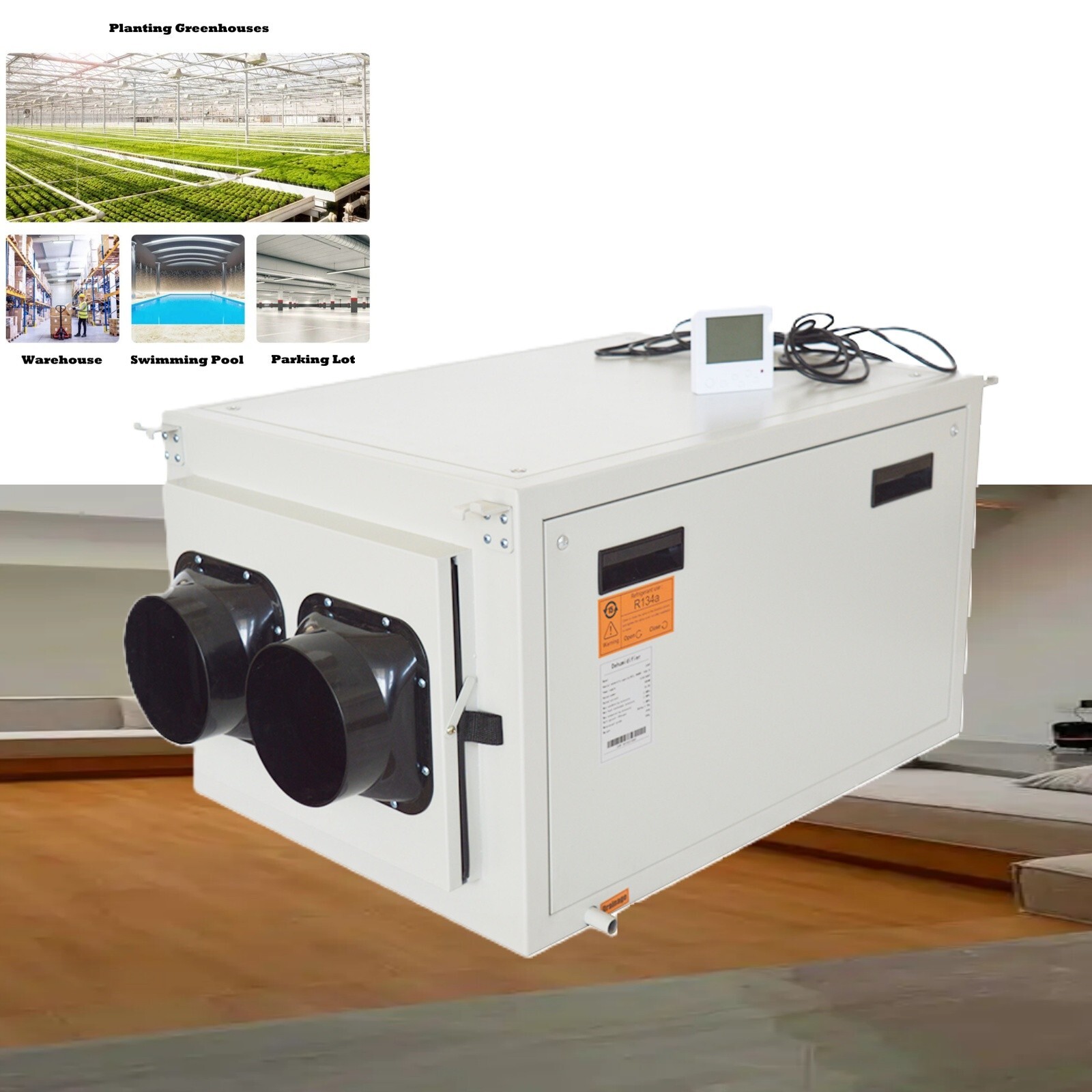 110V 60HZ Ceiling-mounted Household Basement Dehumidifier Ceiling Dehumidifier gallery