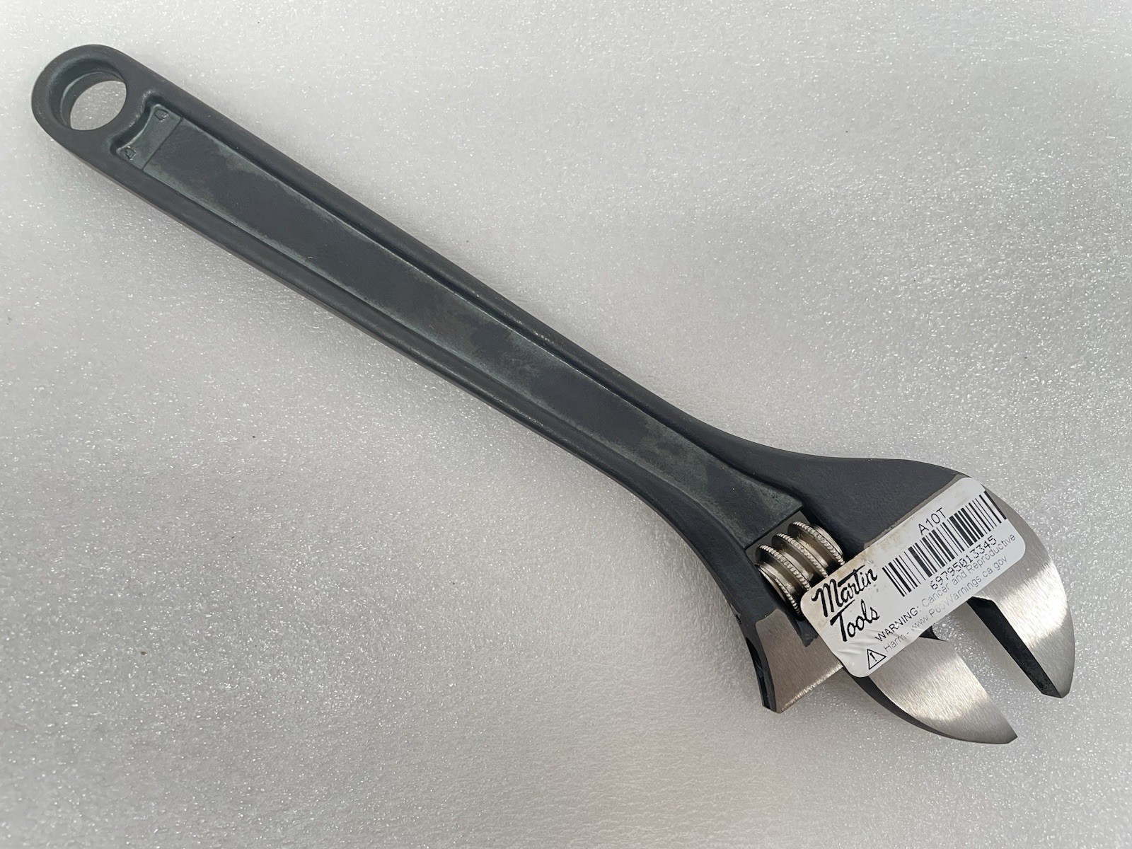 Martin Tool A-10-T 10" Adjustable Wrench Forged Steel Made in USA gallery