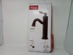 Pfister Courant Single Handle Single Hole Bathroom Faucet MatteBlack LF-042-COBB