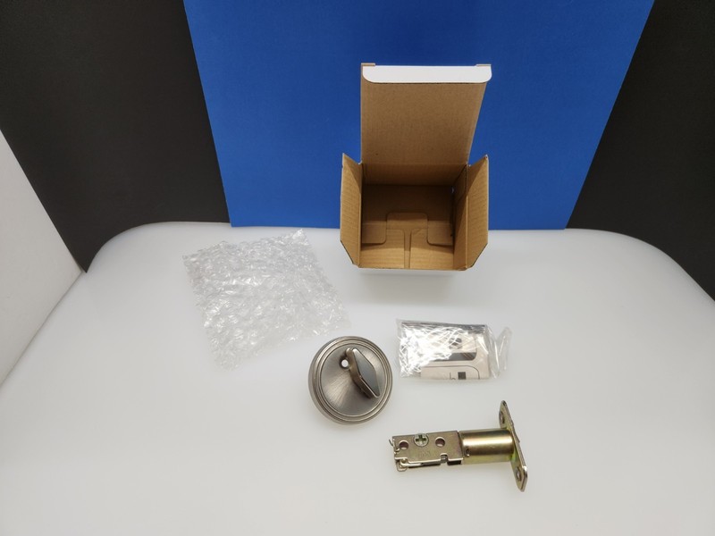 Deadbolt Single Side 2 3/8" Backset Satin Nickel ANSI Grade 3 gallery