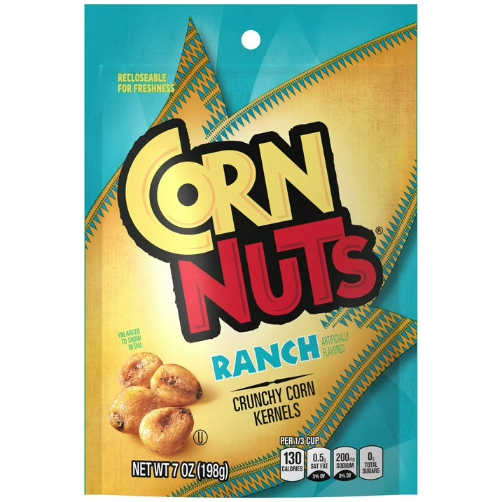 (6 pack) CORN NUTS Ranch Crunchy Corn Kernels Flavored Nuts Snack, 7 oz gallery