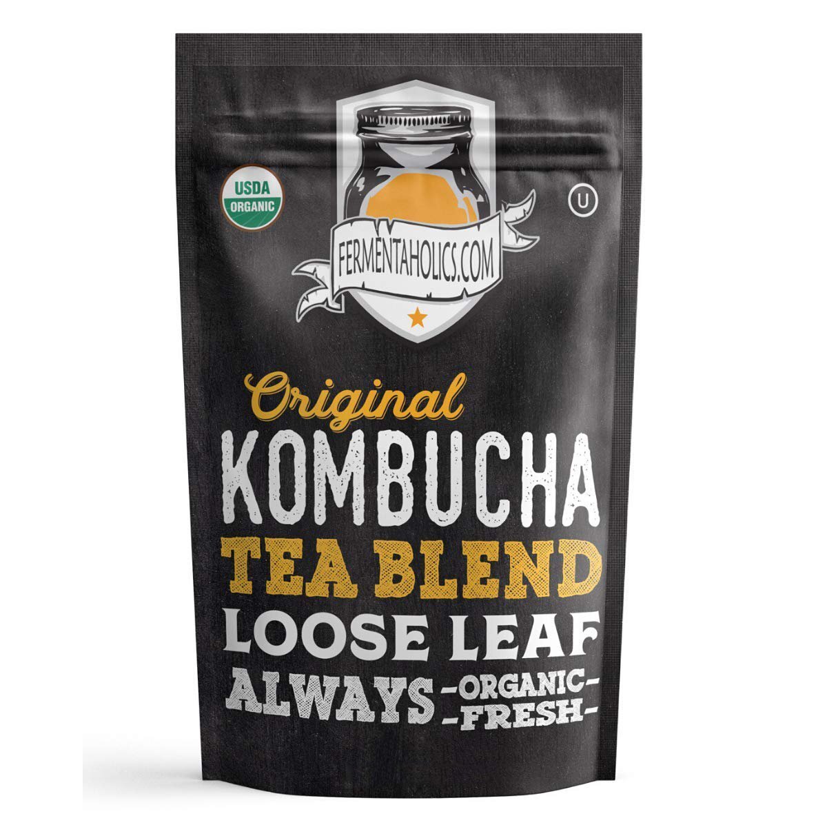 Fermentaholics USDA Organic Kombucha Tea Blend, 4oz - Makes 11 Gallons gallery
