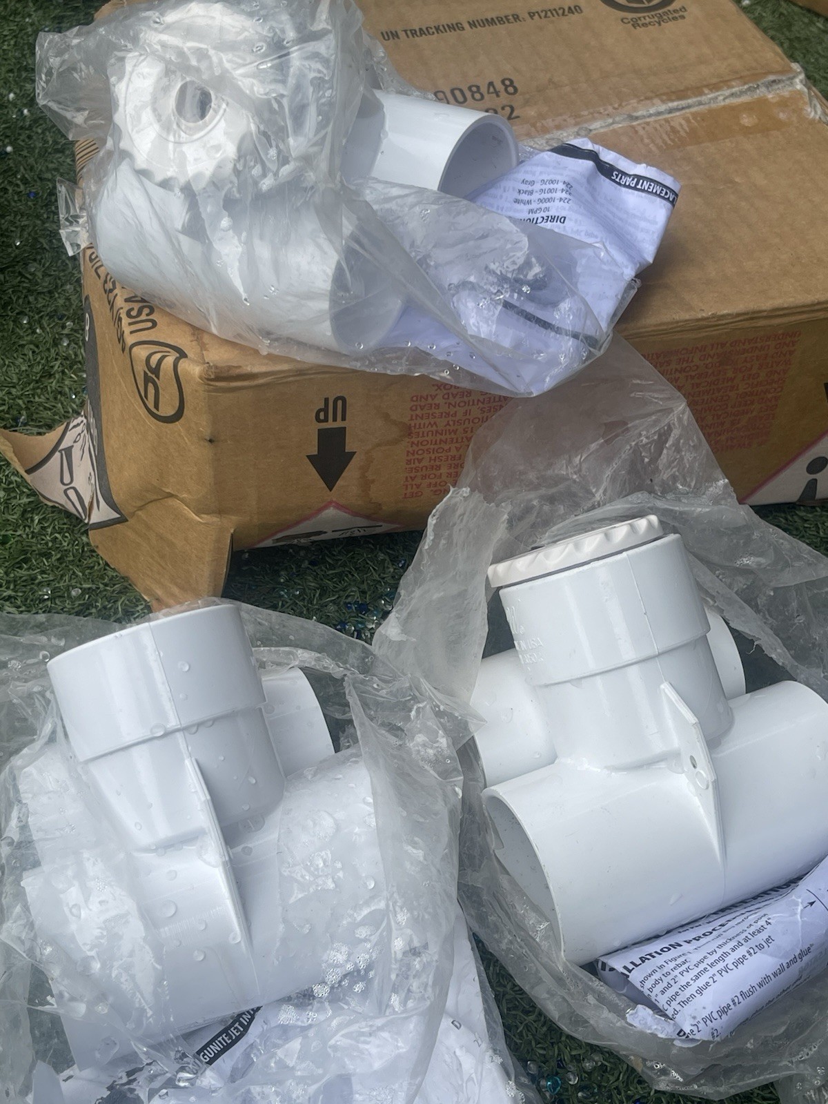 3x Gunite Spa Jet Assembly 2” Plumbing Open Box Unused Pool Spa Replacement gallery