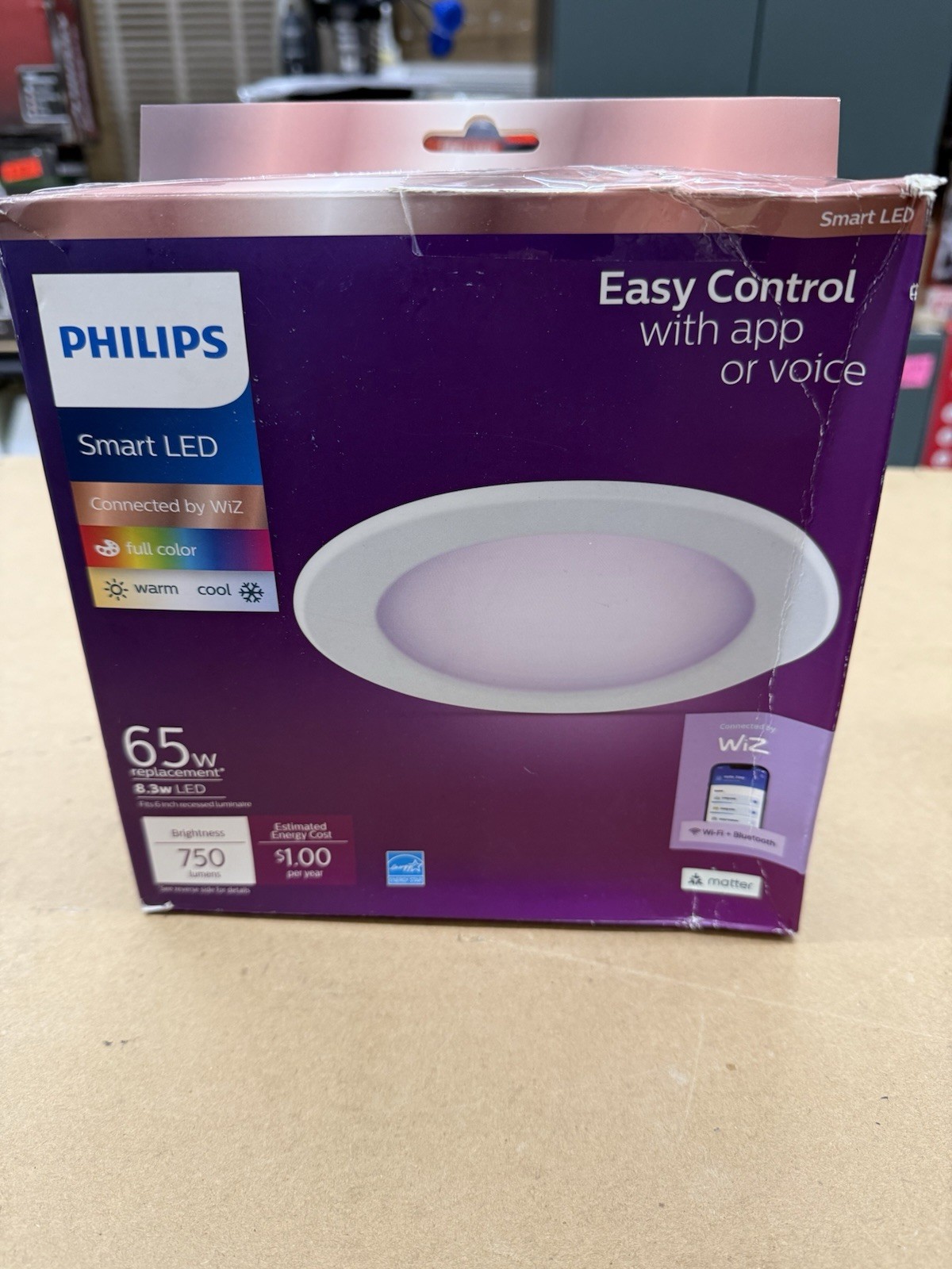Philips Smart Wi-Fi LED Recessed Downlight 65 w 750 Lumens-full Color gallery