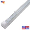 25 Pack 60" T8 Integrated LED Tube 5Ft 48W 6500K 6200Lm Clear Garage Light Fixtu gallery