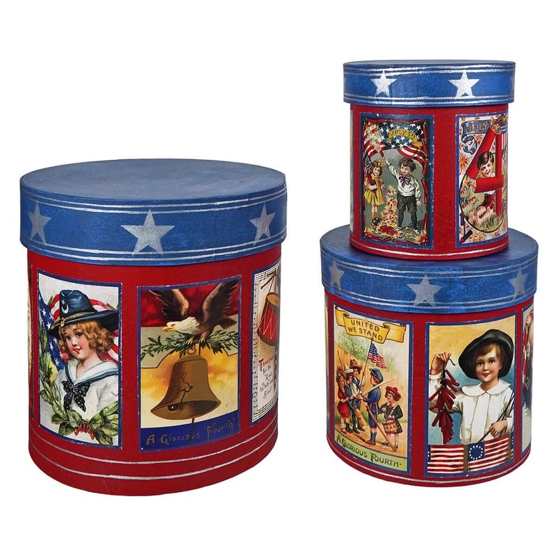 Americana Nesting Boxes Set/3 gallery