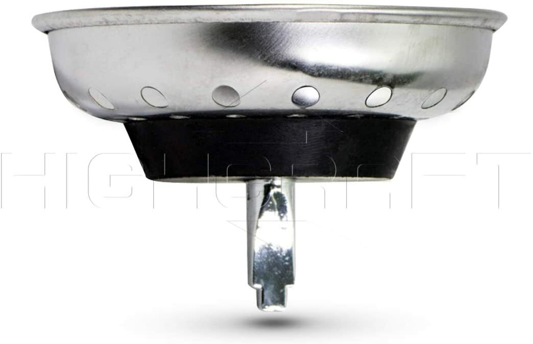 EverFlow Kitchen Sink Strainer Stopper Stainless Steel Drain Basket Waste Plug gallery