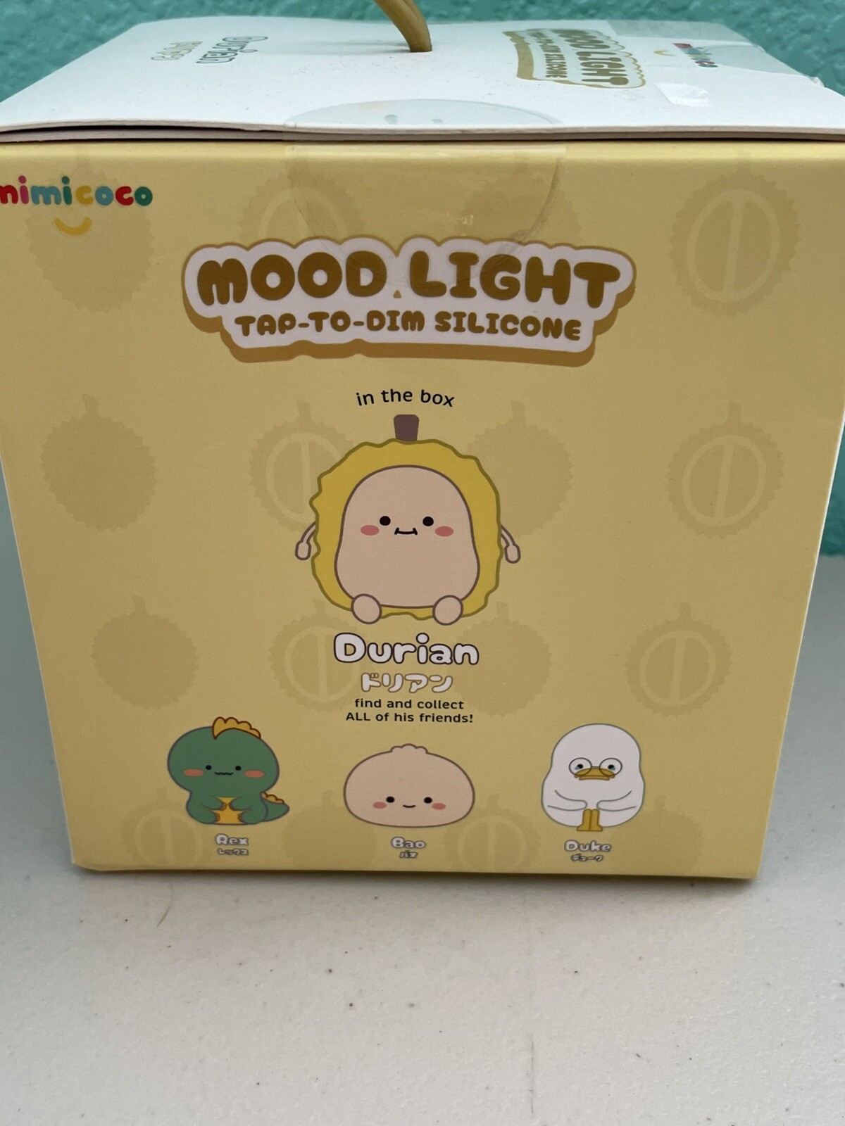 Mimicoco Warm White Moodlight DURIAN Tap To Dim Light Silicone NEW IN BOX gallery