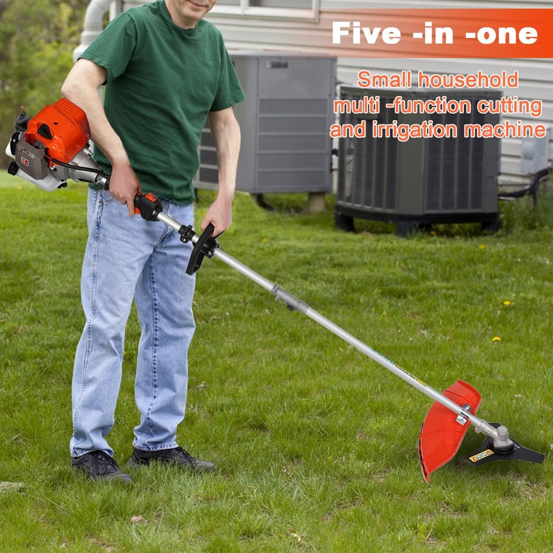 5IN1 Multi-Functional Trimming Tools Gas Hedge Trimmer 52CC 2-Stroke Weed Eater gallery