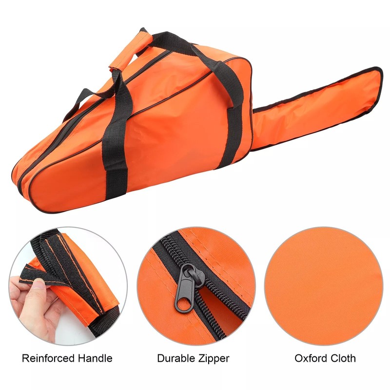 Orange Waterproof Oxford Cloth Chainsaw Carrying Bag 35.8in/91cm Easy to Carry gallery