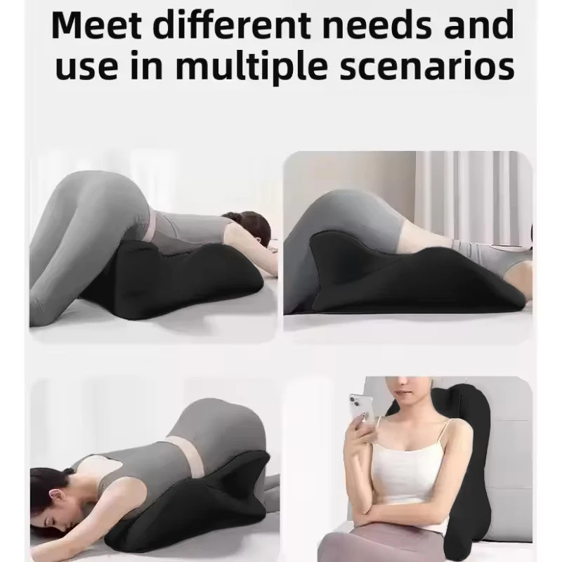 Multi-Positional Wedge Pillow Memory Foam Ergonomic Prone Pillow with Removable gallery