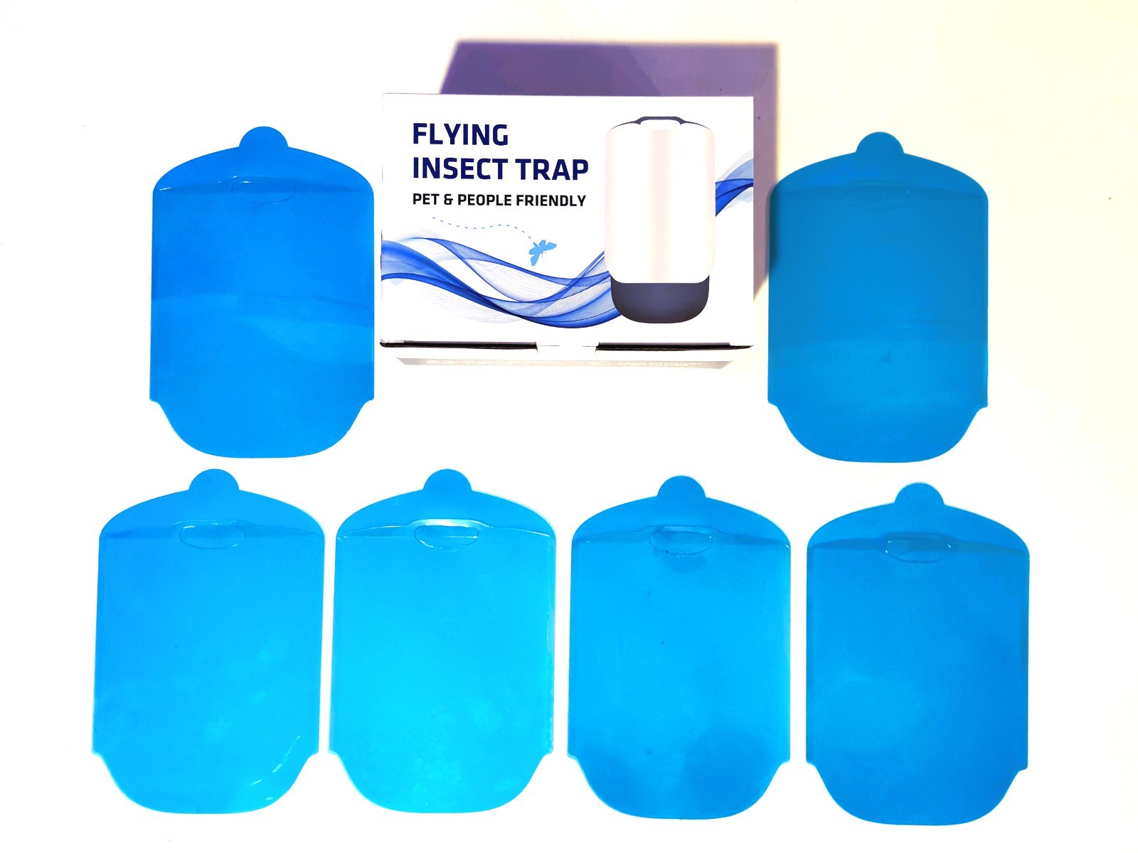Fruit Fly Trap Glue Board Refills Compatible with Zevo Sticky Insert Cartridges gallery