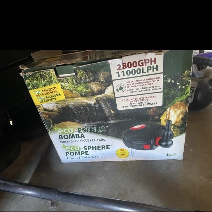 Alpine Eco-Sphere Pond & Waterfall Pump 2800 GPH Submersible Energy Efficient gallery