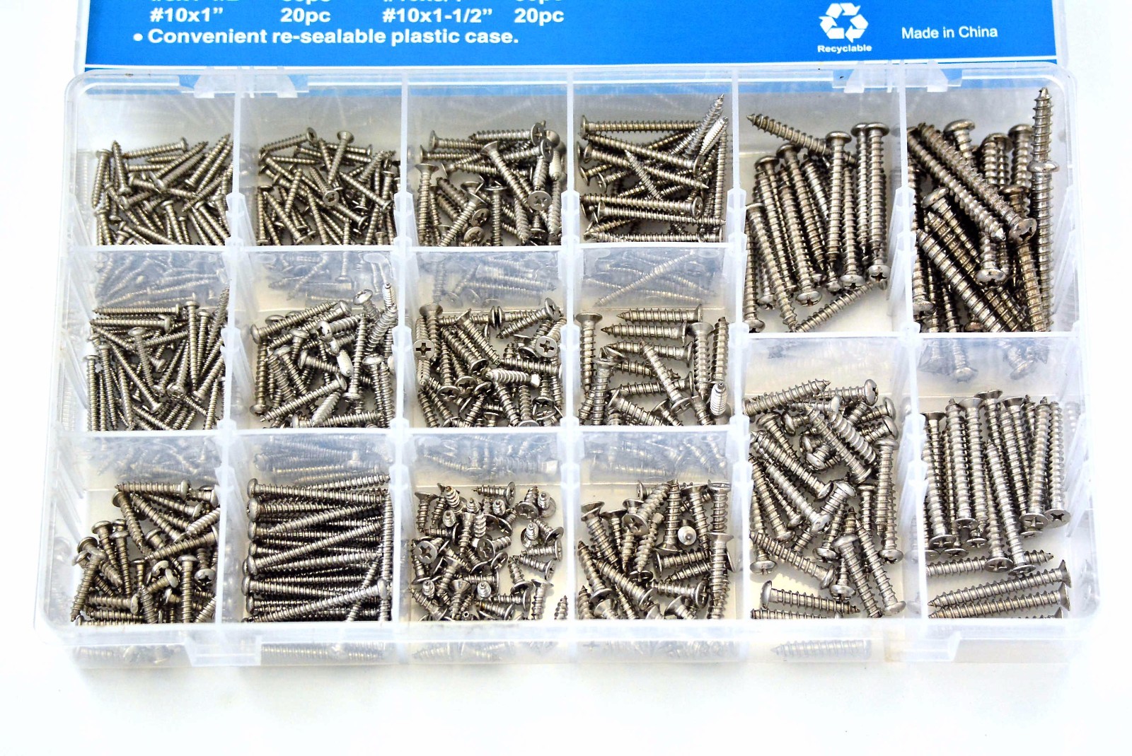 Swordfish 30090 - 560pc Stainless Steel Screw Assortment gallery