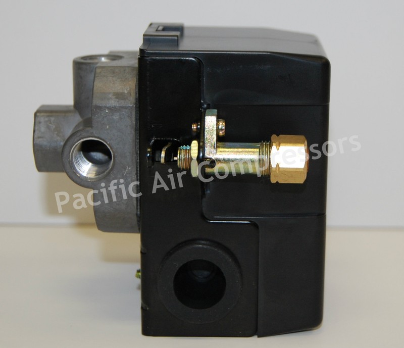 FURNAS REPLACEMENT AIR COMPRESSOR PRESSURE SWITCH. FOUR PORT. 95-125 PSI gallery