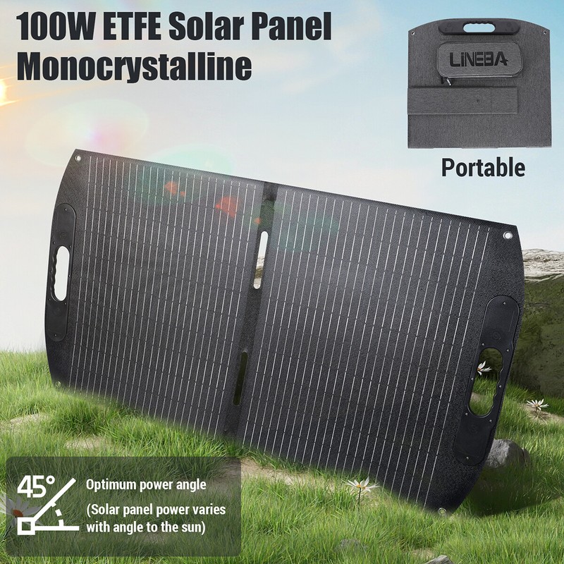 100W Portable Foldable Solar Panel with Monocrystalline ETFE Design Solar Charge gallery