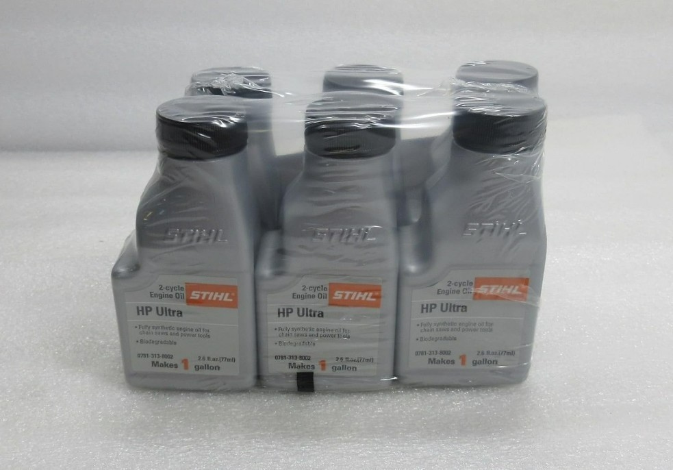 Stihl 2 Cycle Hp Ultra Synthetic Engine Oil Mix 2.6 Oz Bottle, 6 Pack gallery