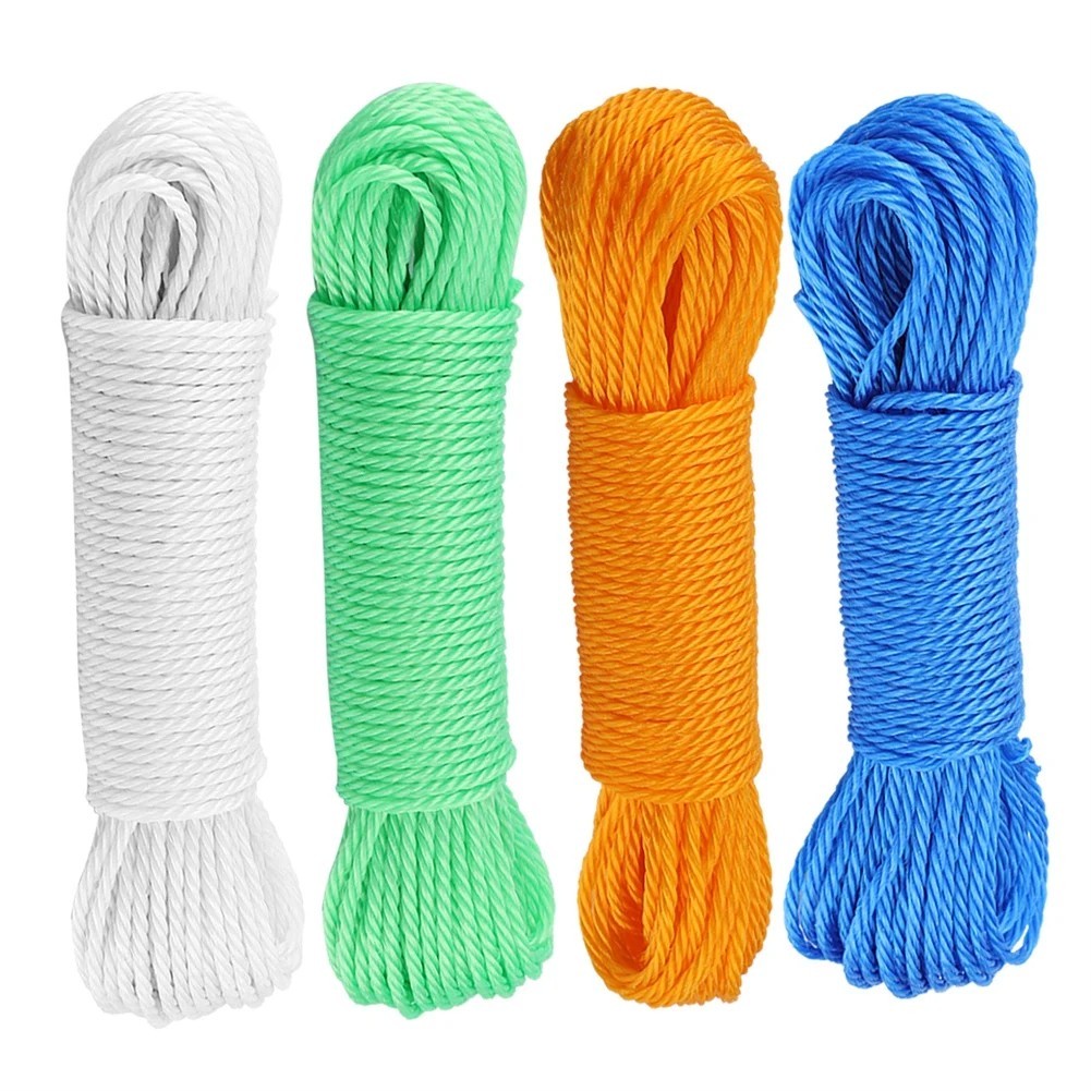 20m Nylon Clothesline Rope 1/4” Braided Heavy Duty Multi-Purpose gallery