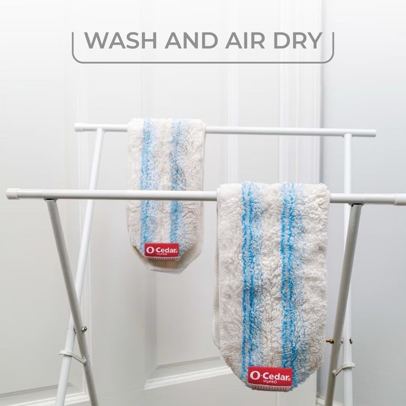 O-Cedar H2prO Flat Mop System | Quick Cleaning Tool | Clean with Clean Water gallery