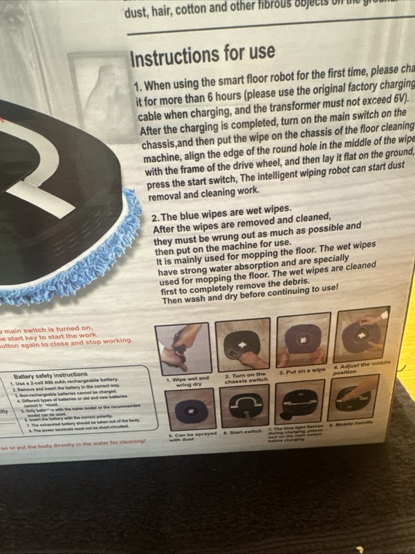 Intelligent Automatic Brush Mop Cleaner With USB Charging & Quiet Design 120min gallery