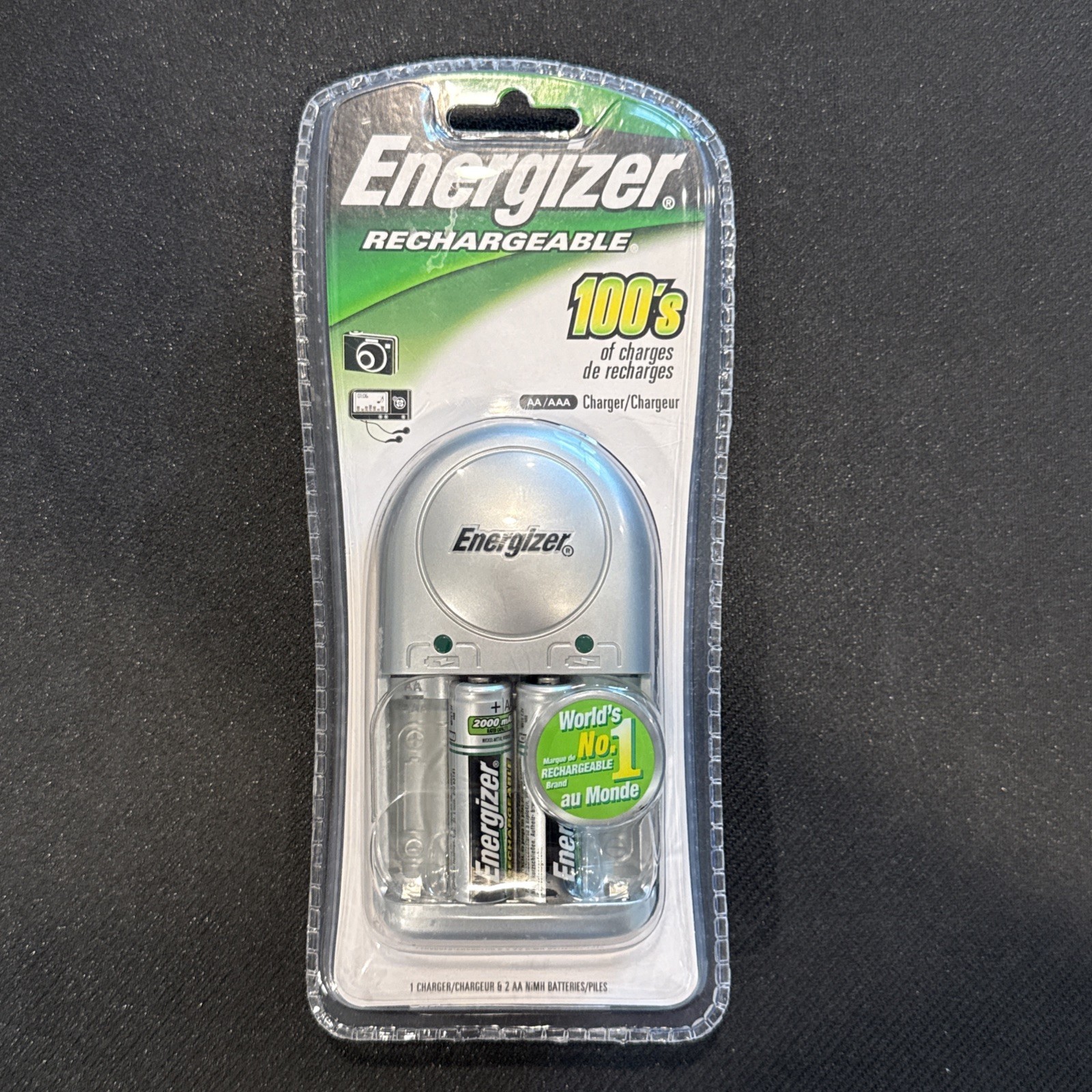 Energizer CHVCWB2 Value Plug-In Battery Charger, AA Batteries/Sealed! gallery