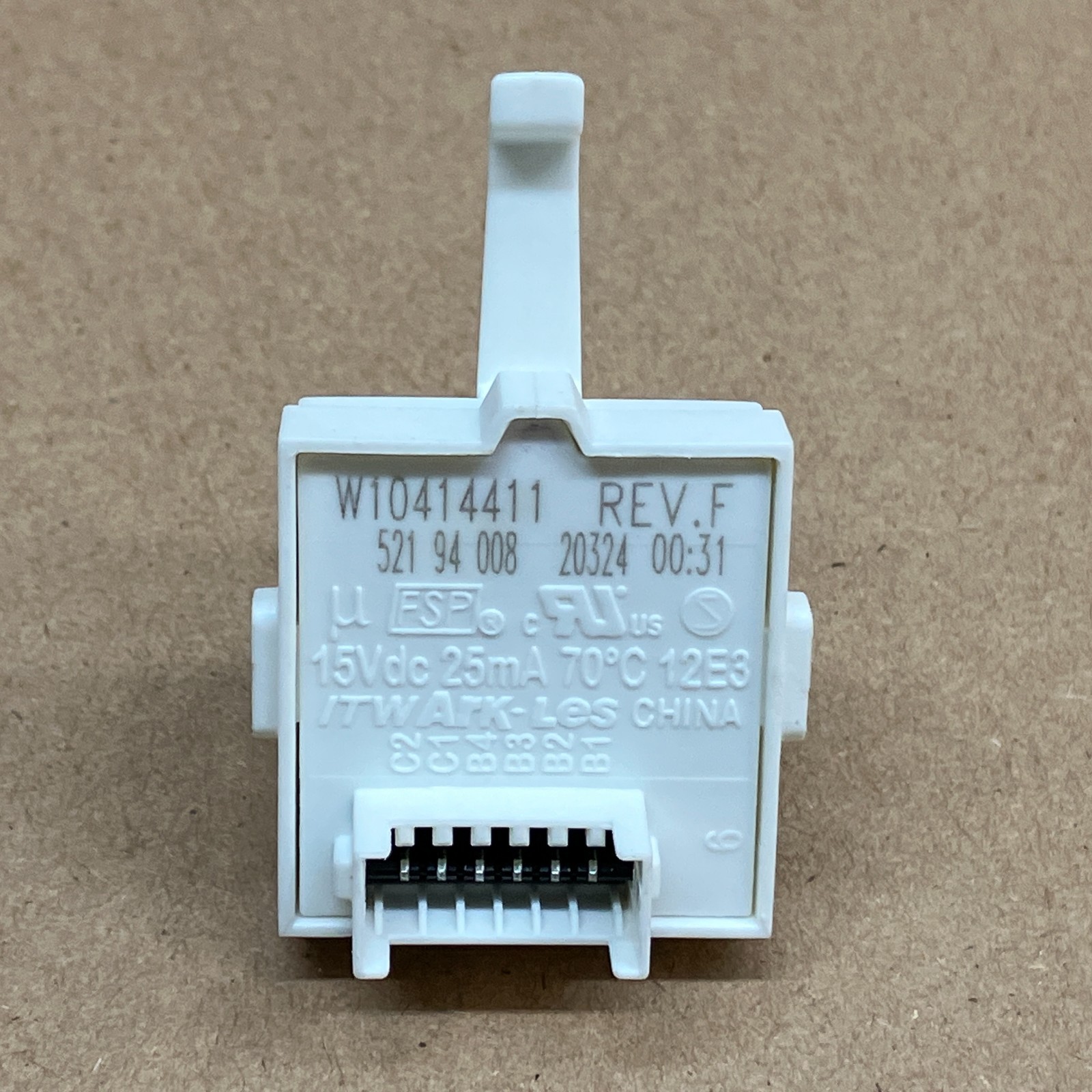 Whirlpool Amana & Others Washer Dryer Selector Switch W10859568 (W10414411) gallery