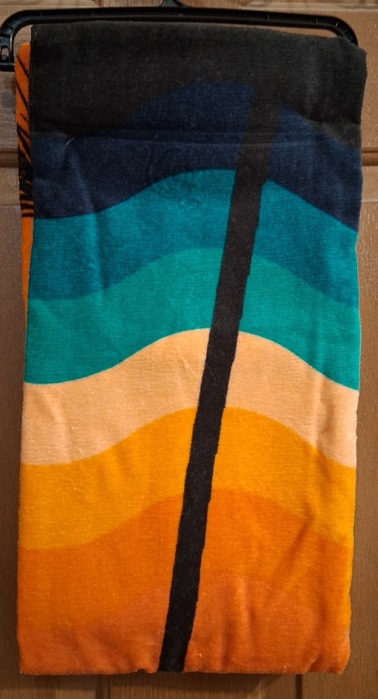 Mainstays Oversized Beach Towel or Bath Towel Sunset Palm 72 x 36 in NWT gallery