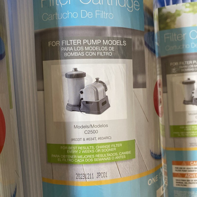 Intex #29005E Filter Type B Replacement Pump Cartridge 3-Pack NIB gallery