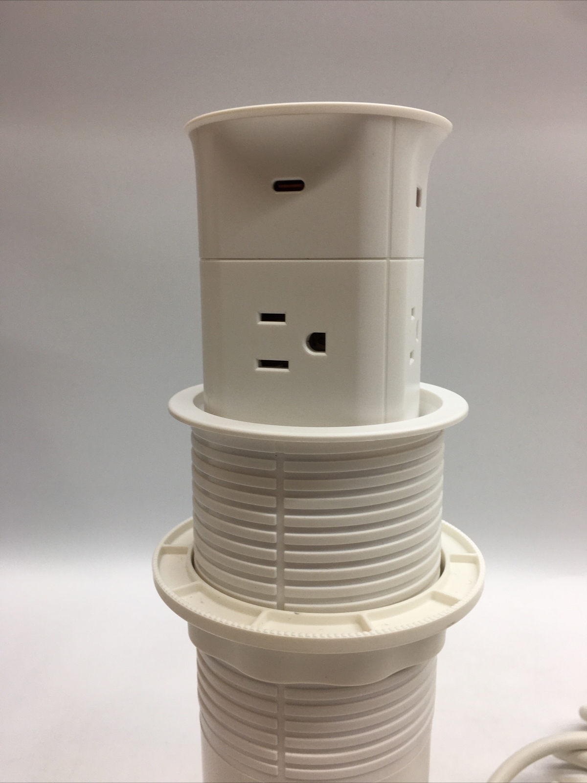 1Set US Pop Up Outlet Socket with 15W Wireless Charger 4 AC Plug PD 20W USB-A/C gallery