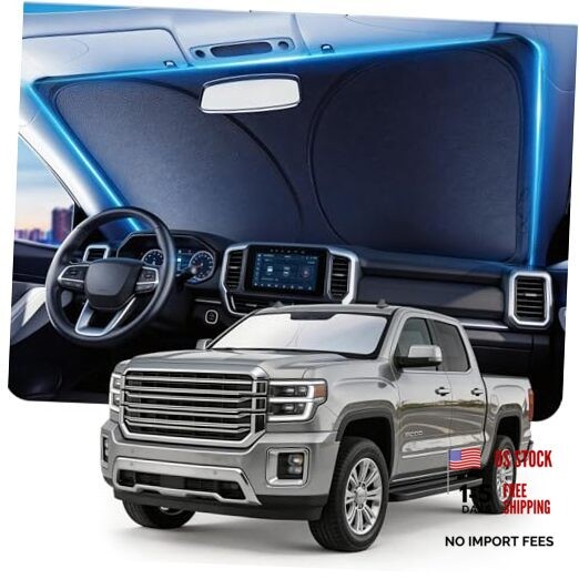 Front Windshield Sun Shade for 3)FOR | GMC Sierra 1500 2500 3500 (2014-2026) gallery