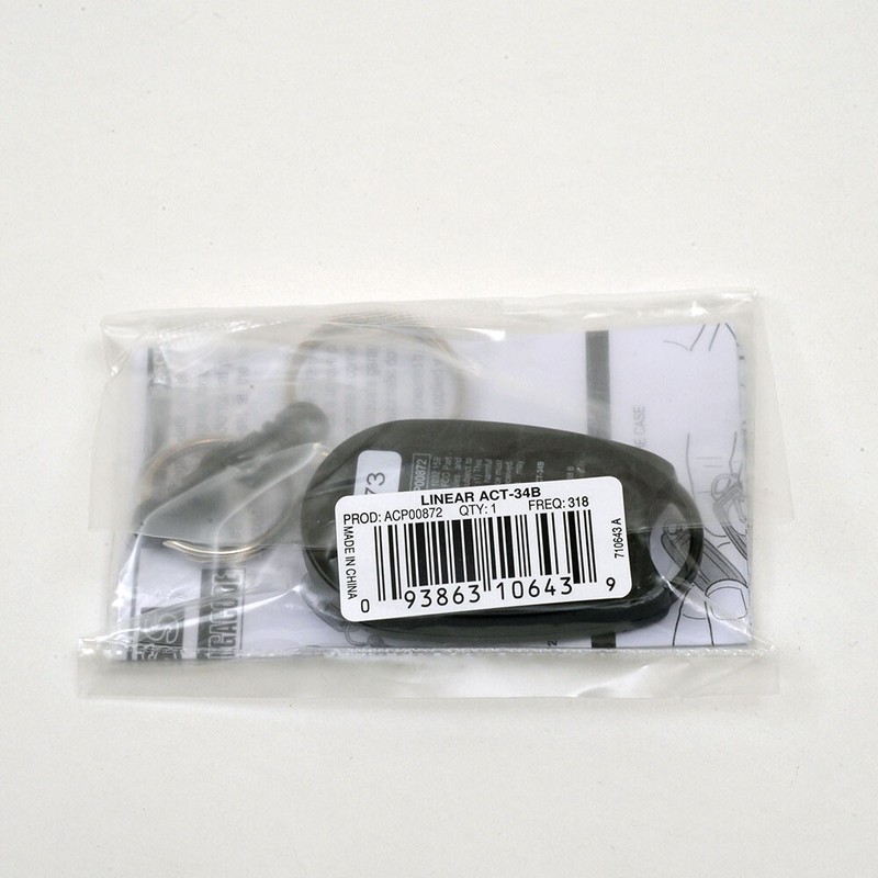 Linear ACT-34B 4-Channel Block Coded Key Ring Transmitter gallery