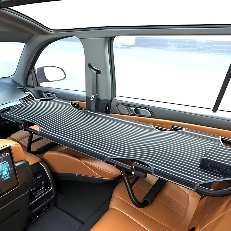 Car Mattress Non-Inflatable Car Back Seat Folding Bed Mattress for Car Traveling gallery