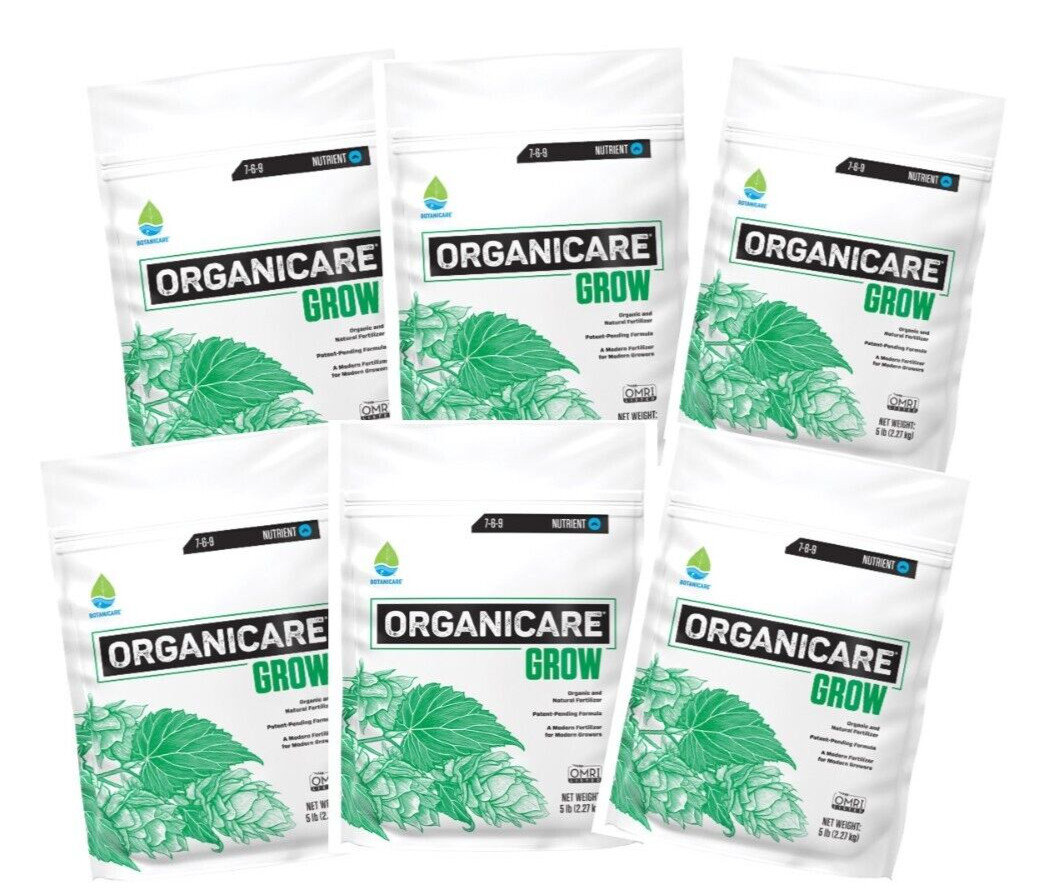 **CASE OF 6** Botanicare Organicare Grow 7-6-9 Organic Fertilizer - 30lb Total!! gallery