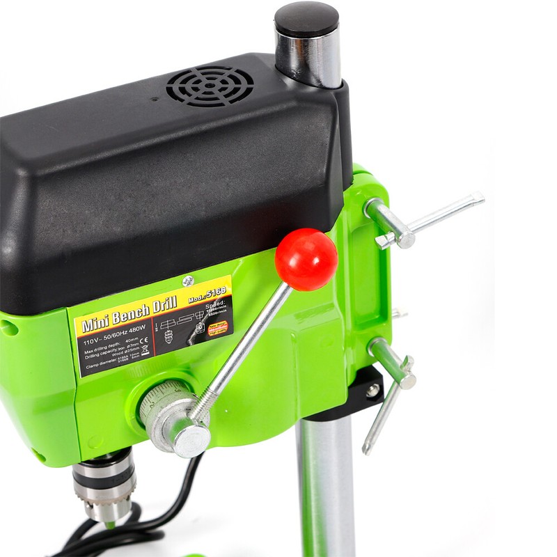 Mini Drill Press Bench Compact Small electric Drilling Machine Work 110V 480W gallery