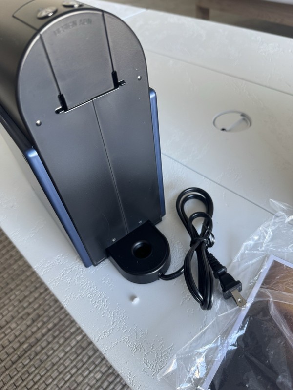 Nespresso Pixie Espresso Machine by De'Longhi, Navy Blue - Missing Water Tank gallery
