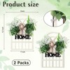 2 Pcs Rustic Window Frame Wall Decor 11 x 15.7 Inch Farmhouse Decor Wood Fram... gallery