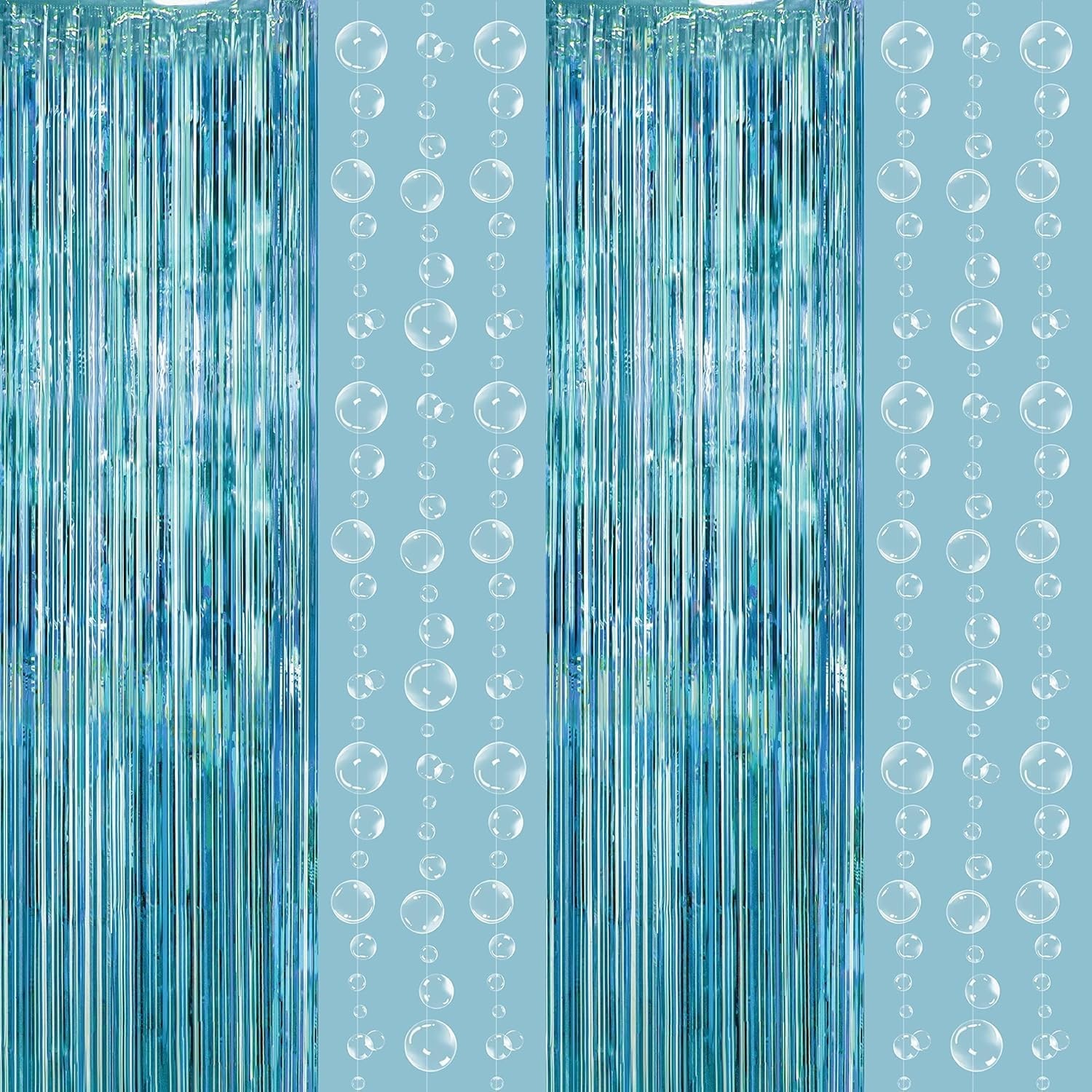 Under The Sea Party Decorations Bubble Garland Backdrop Mermaid Birthday Party gallery