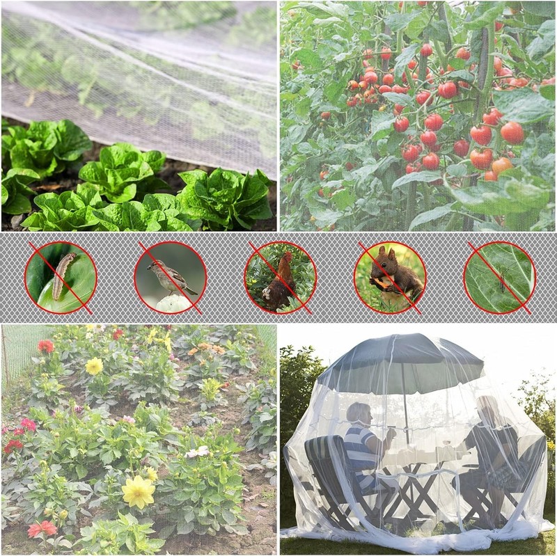 Garden Netting Anti Bird Bugs Net Protective Mesh for Vegetable Plant Fruit Tree gallery