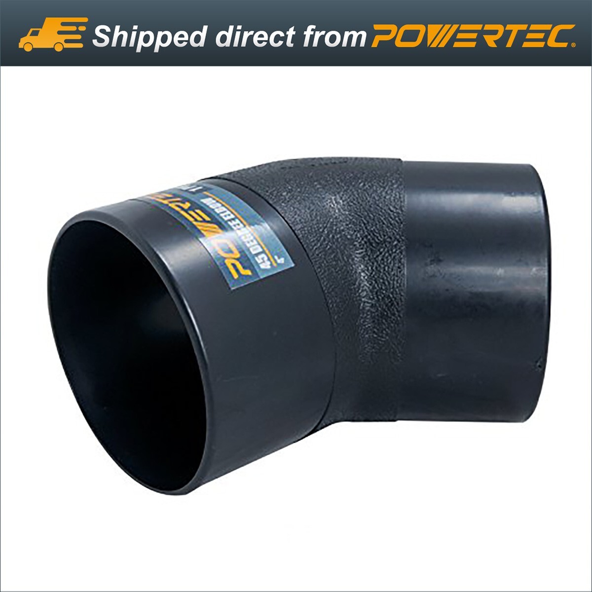 POWERTEC 70183 4?? 45 Degree Elbow - ABS Plastic Dust Collector Connector gallery
