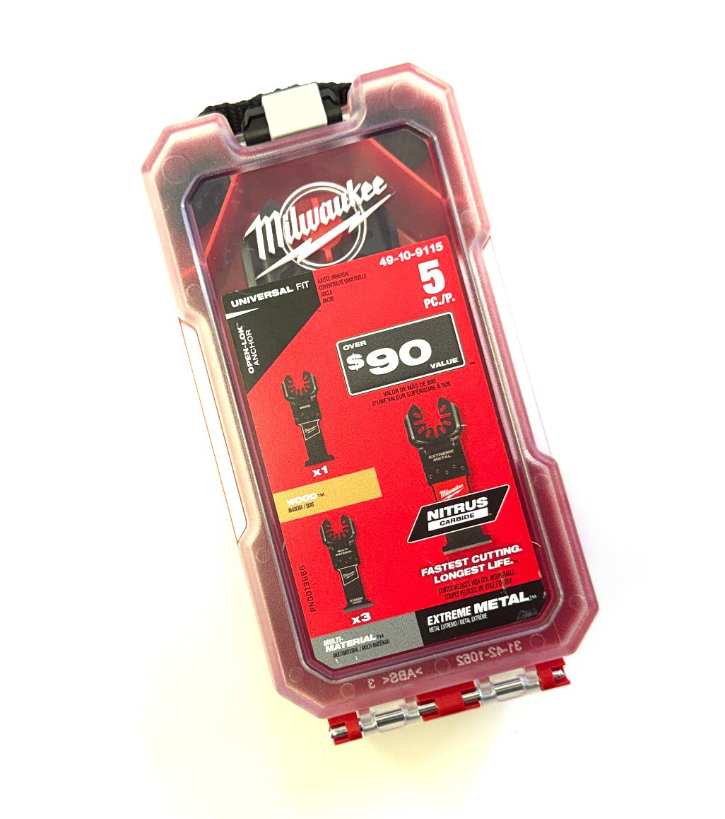 Milwaukee 49-10-9115, Oscillating Multi-Tool Blade Kit 5-Pack Brand NEW gallery