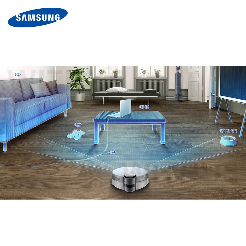 SAMSUNG BESPOKE Jet Bot AI Robot Vacuum Cleaner with Station VR50T95935 AC 220V gallery