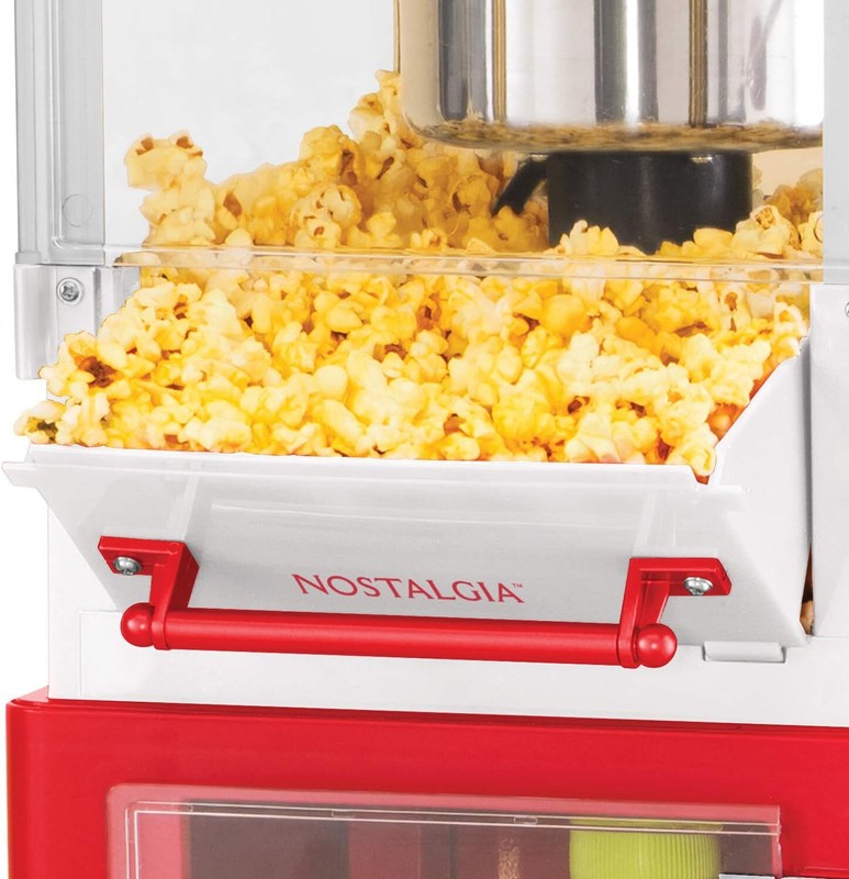 Nostalgia Old Fashioned Kettle Popcorn Maker Cart Red Popper Air Hot Machine NEW gallery