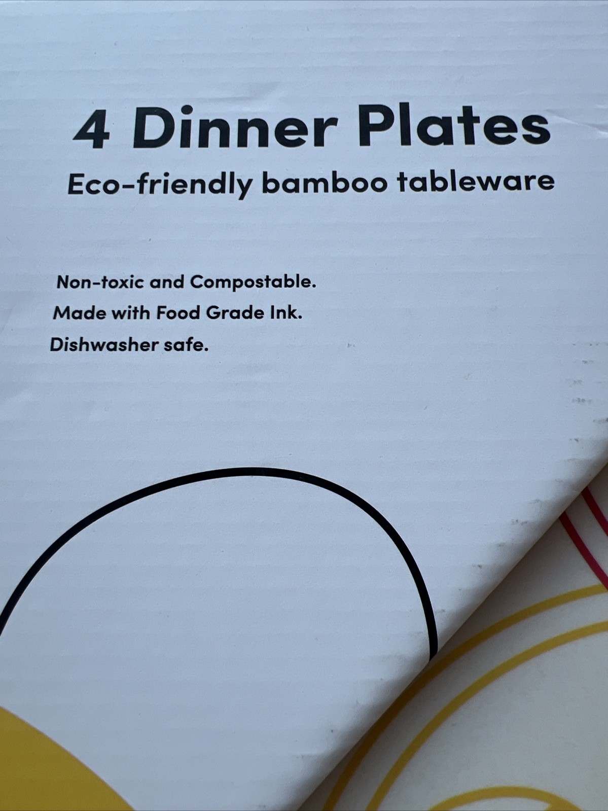 4 Poketo x Academy Museum Primary Color Film Reel Bamboo 10" Plate Set BRAND NEW gallery