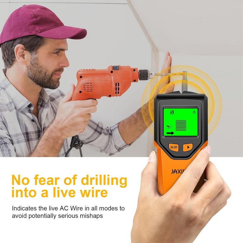 5 in 1 Stud Finder Tool w/Microprocessor Chip and HD LCD Display, Stud Detector gallery